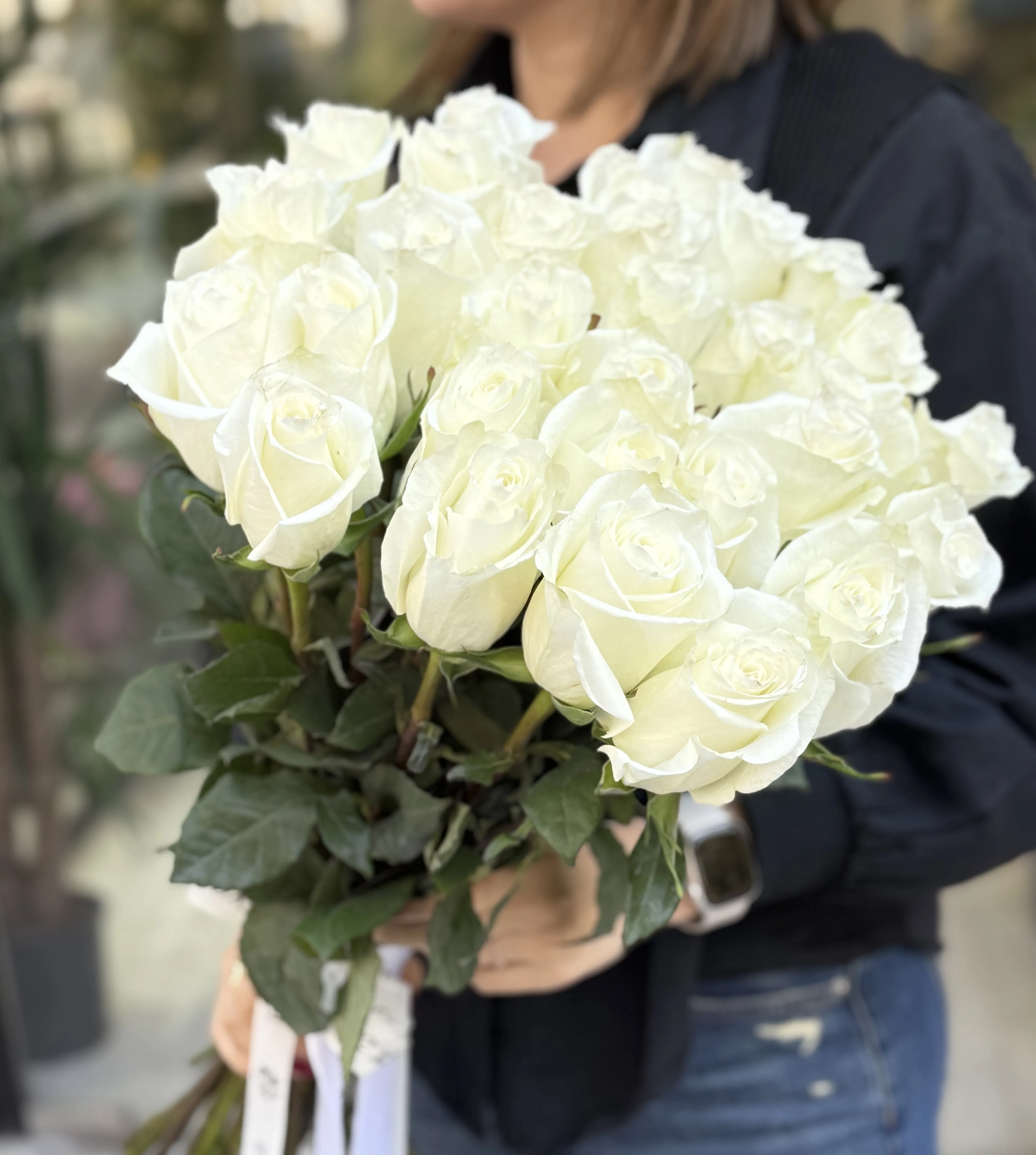 31 Beyaz Ekvador Qızılgül