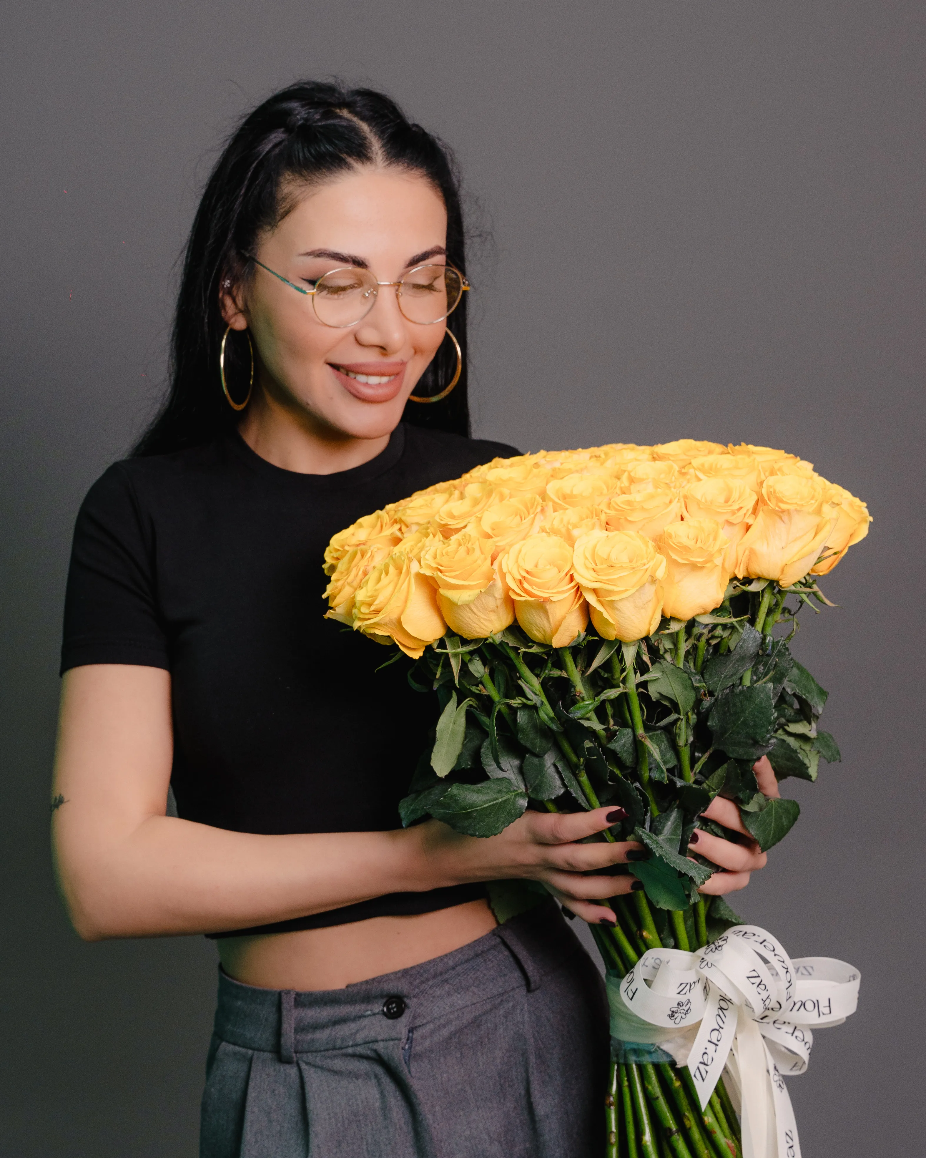 51 Sarı Ekvador Qızılgül  