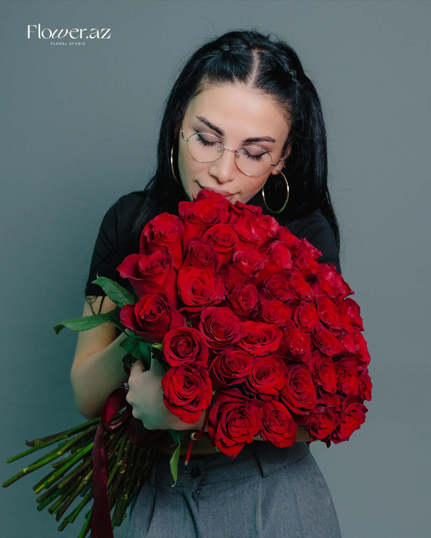 51 Qırmızı Ekvador Qızılgül