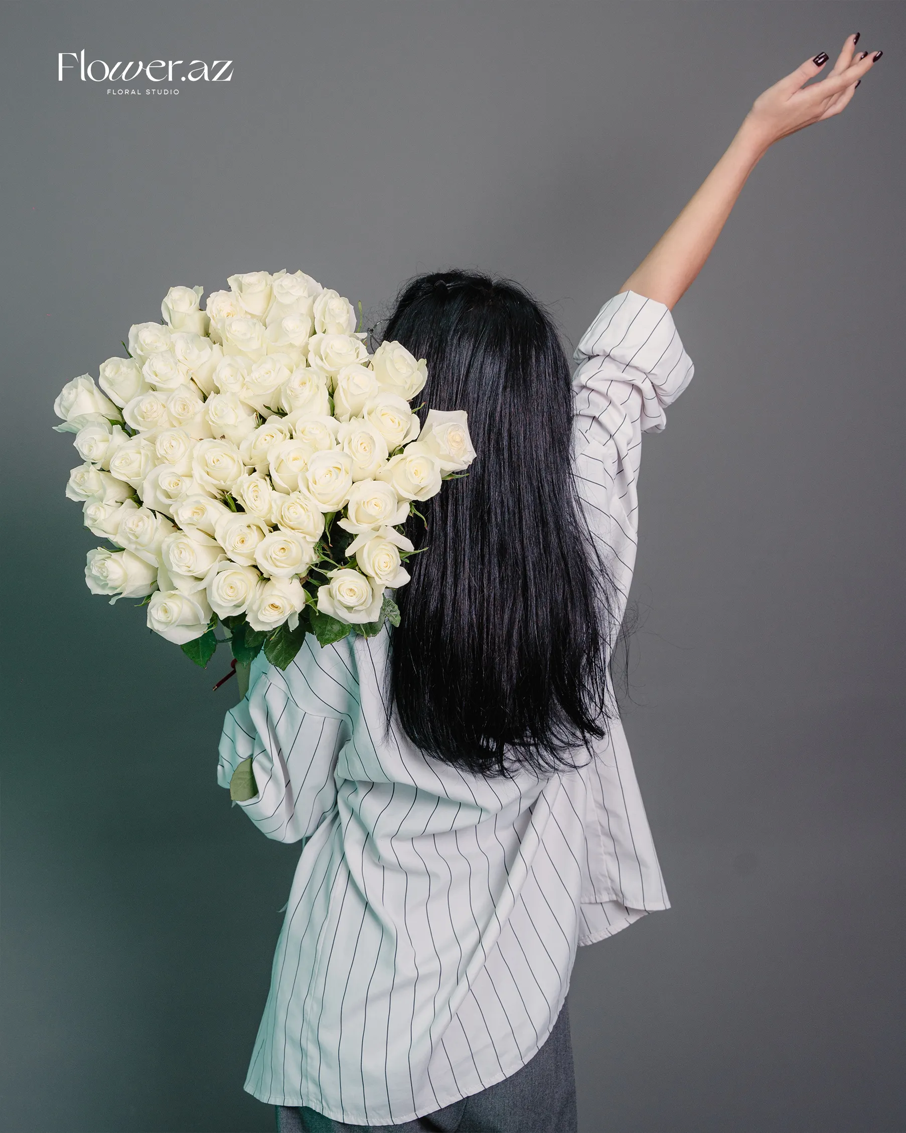 51 Ağ Ekvador Qızılgül 