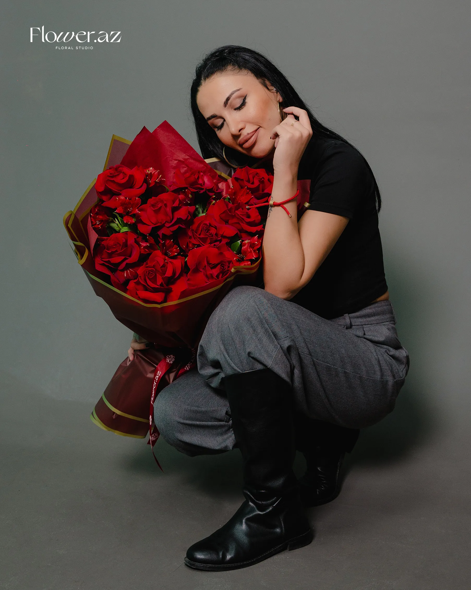 Qırmızı Elegiya Buketi