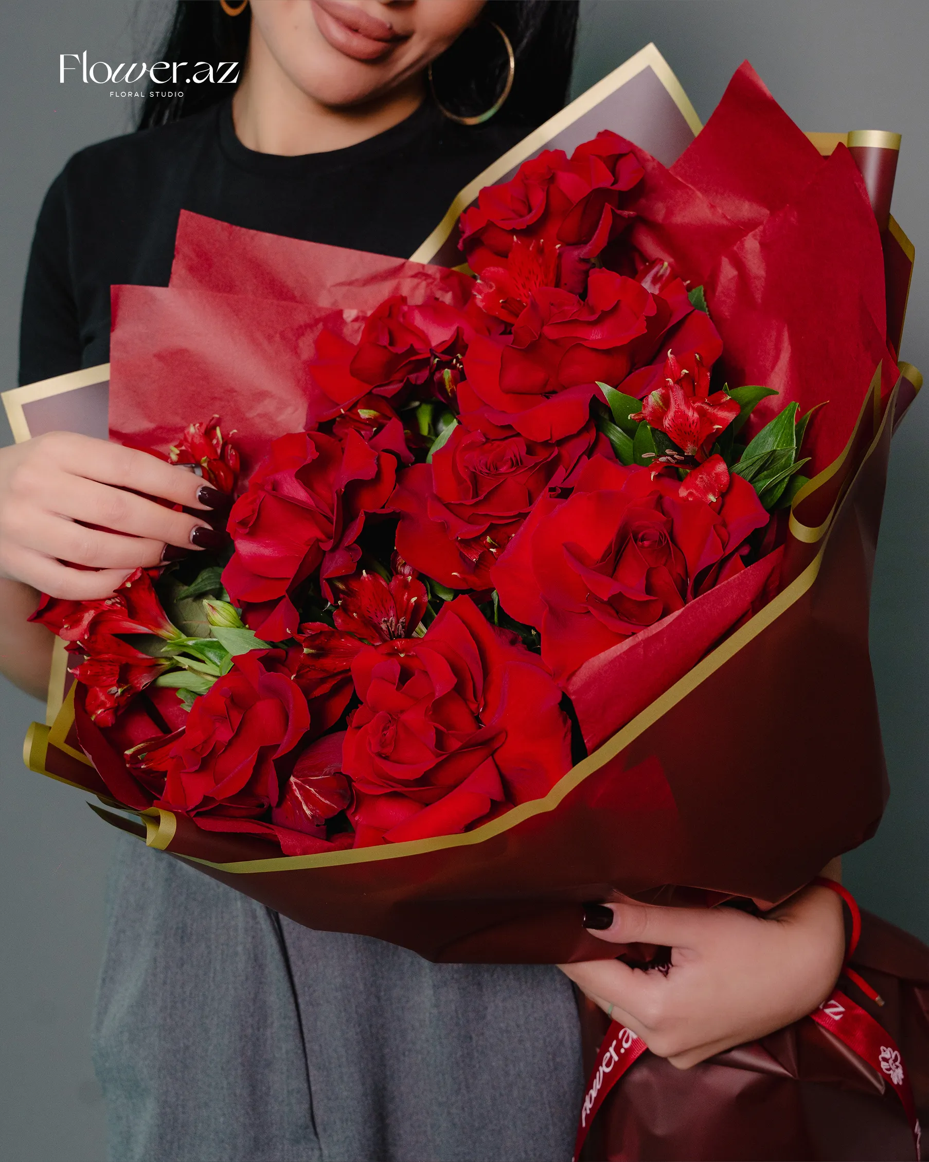 Qırmızı Elegiya Buketi