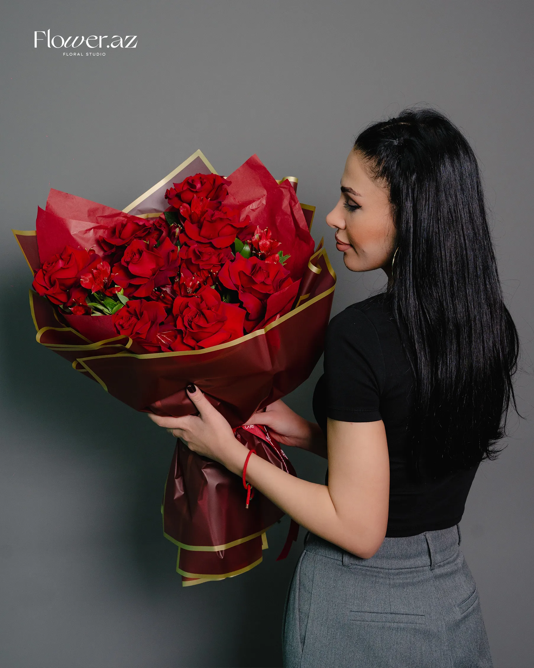 Qırmızı Elegiya Buketi