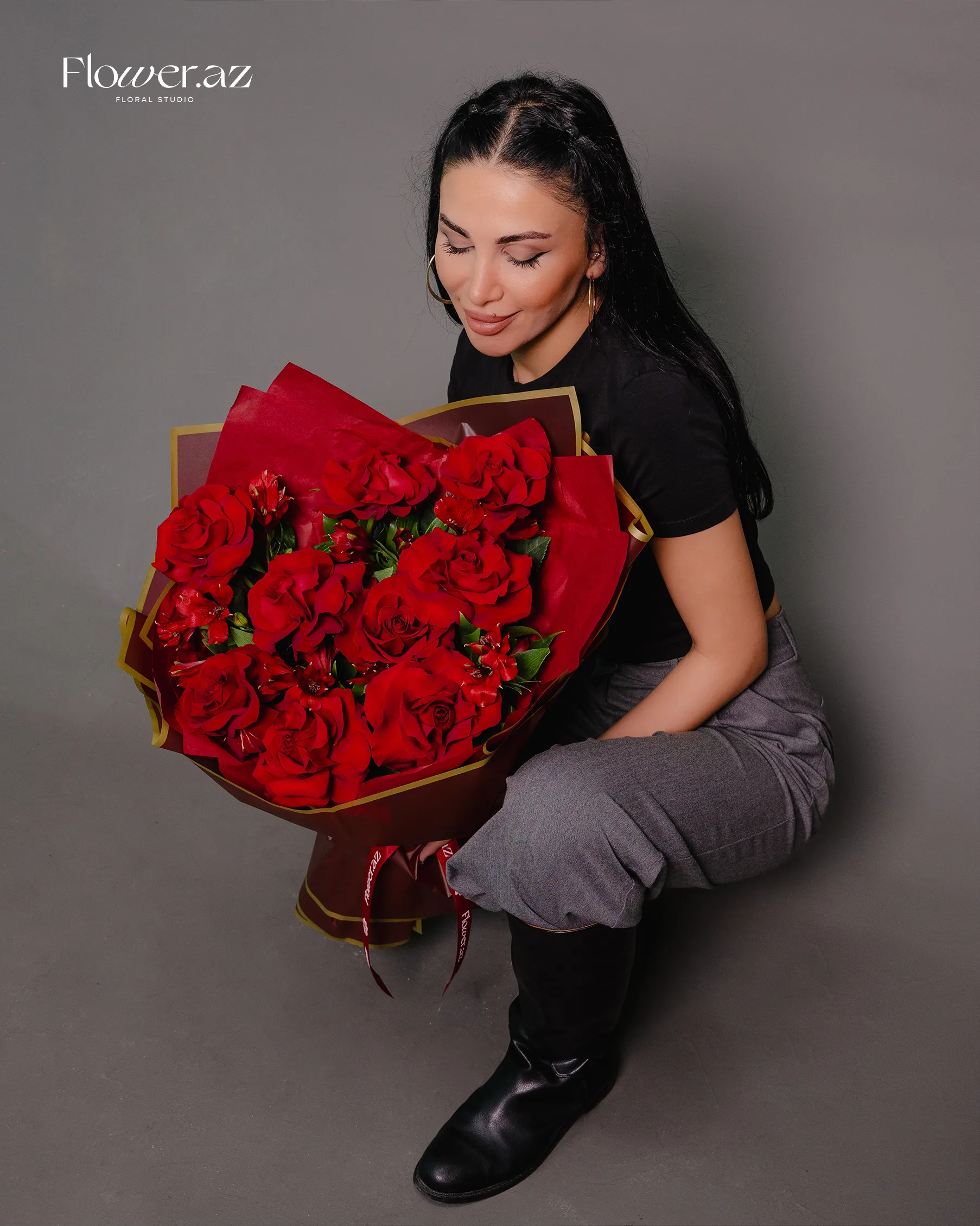 Qırmızı Elegiya Buketi