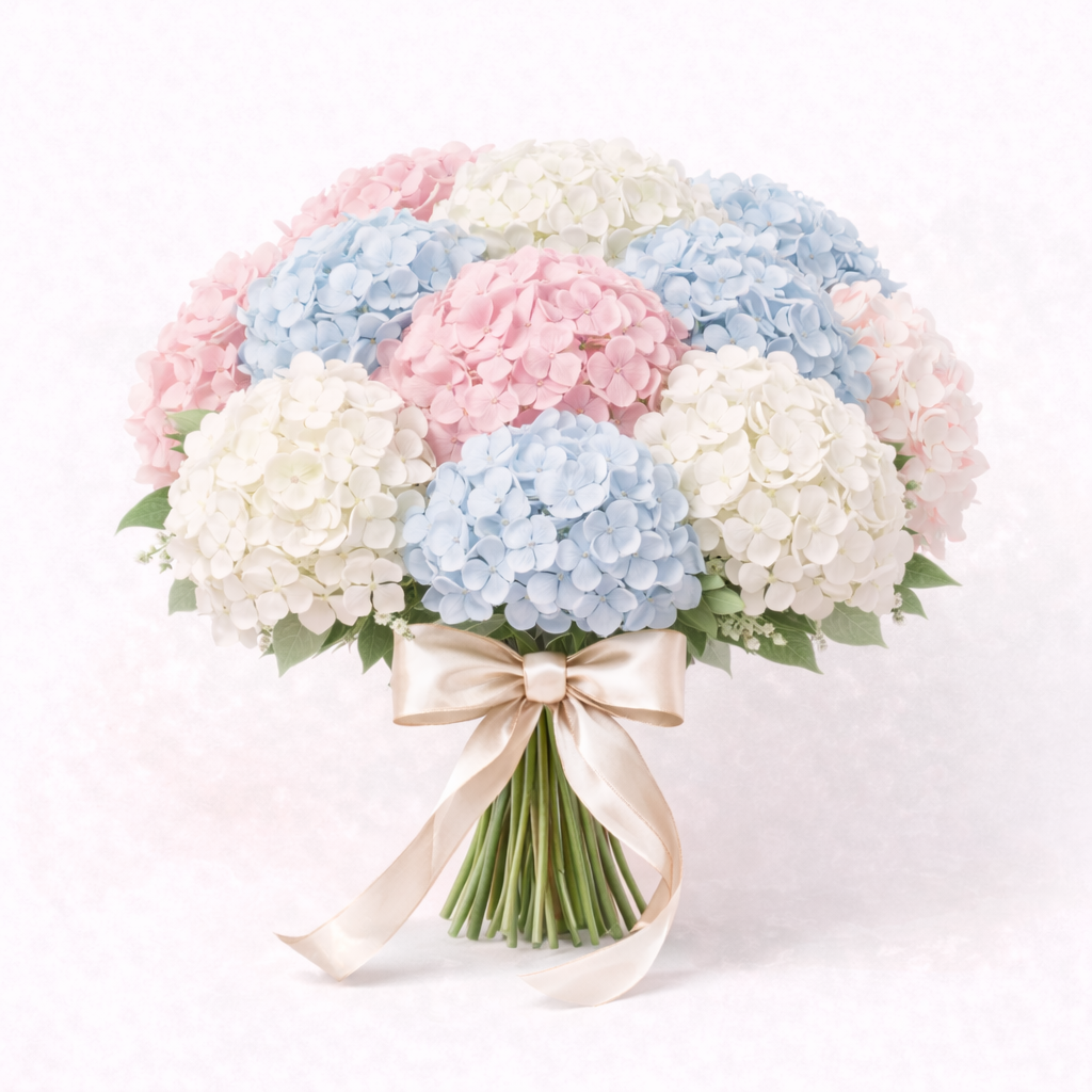 Hortensiya ilə Buketlər