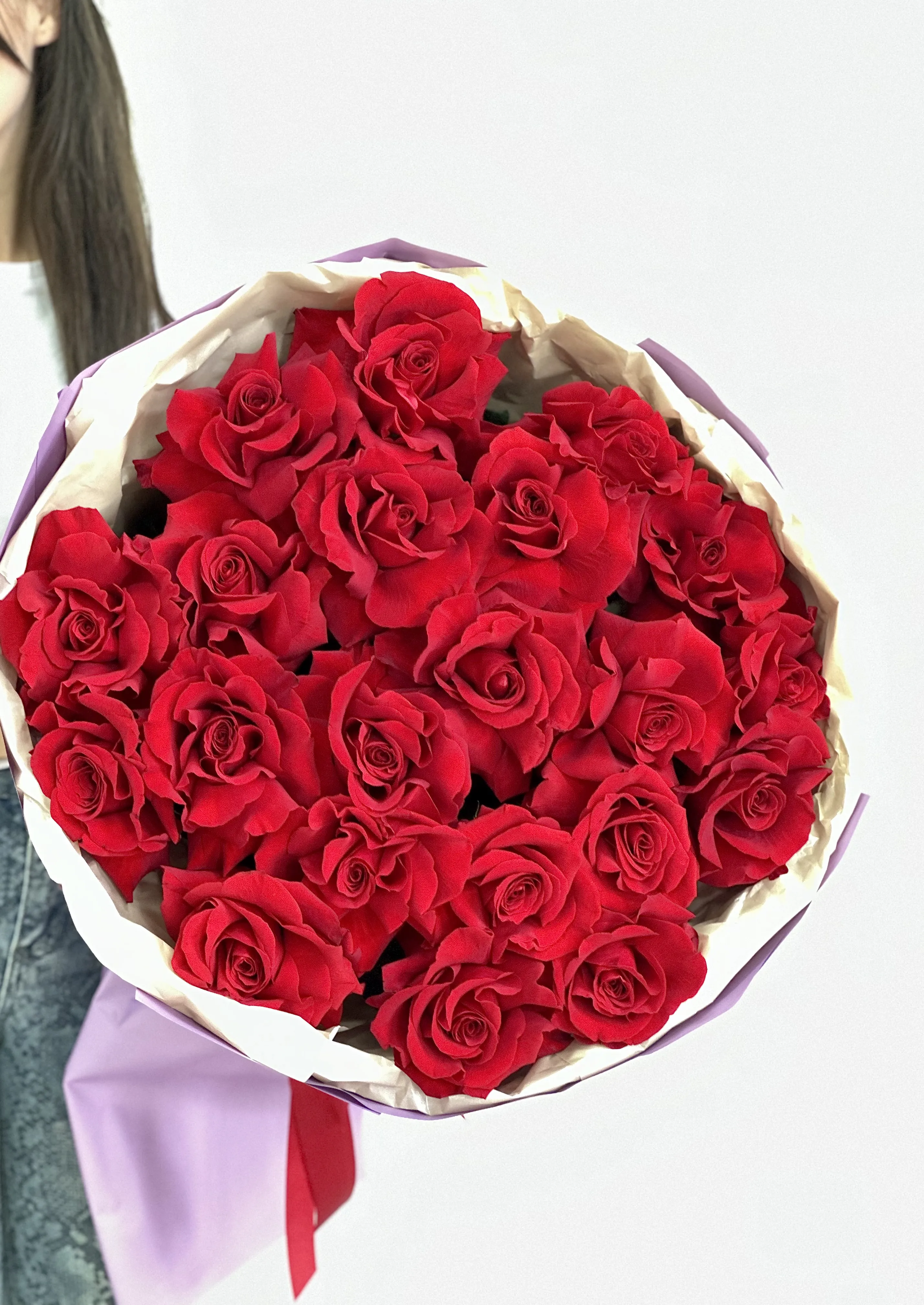 25 Qırmızı Gül Buketi 