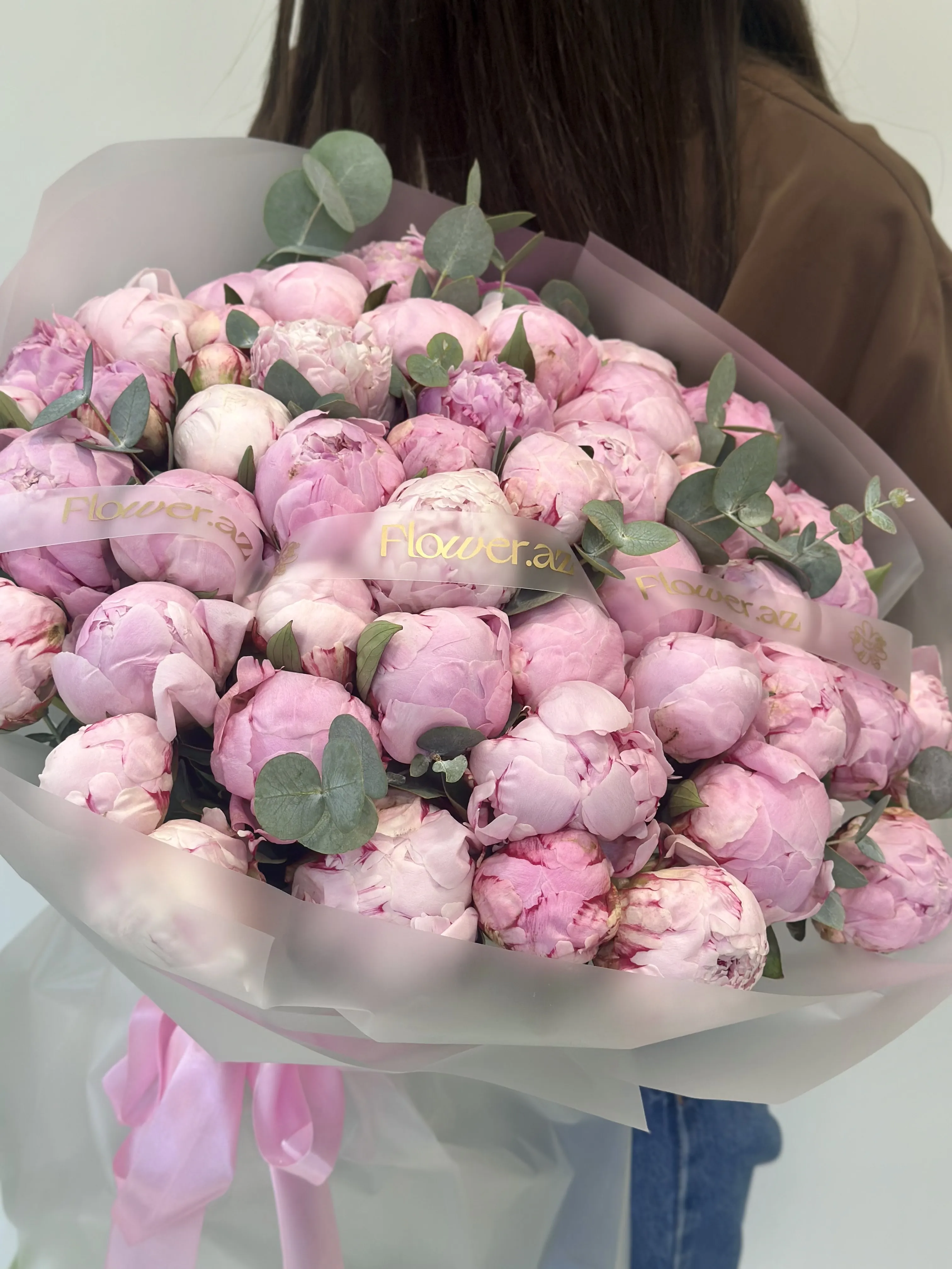 51 Piondan Çəhrayı Arzu Buketi