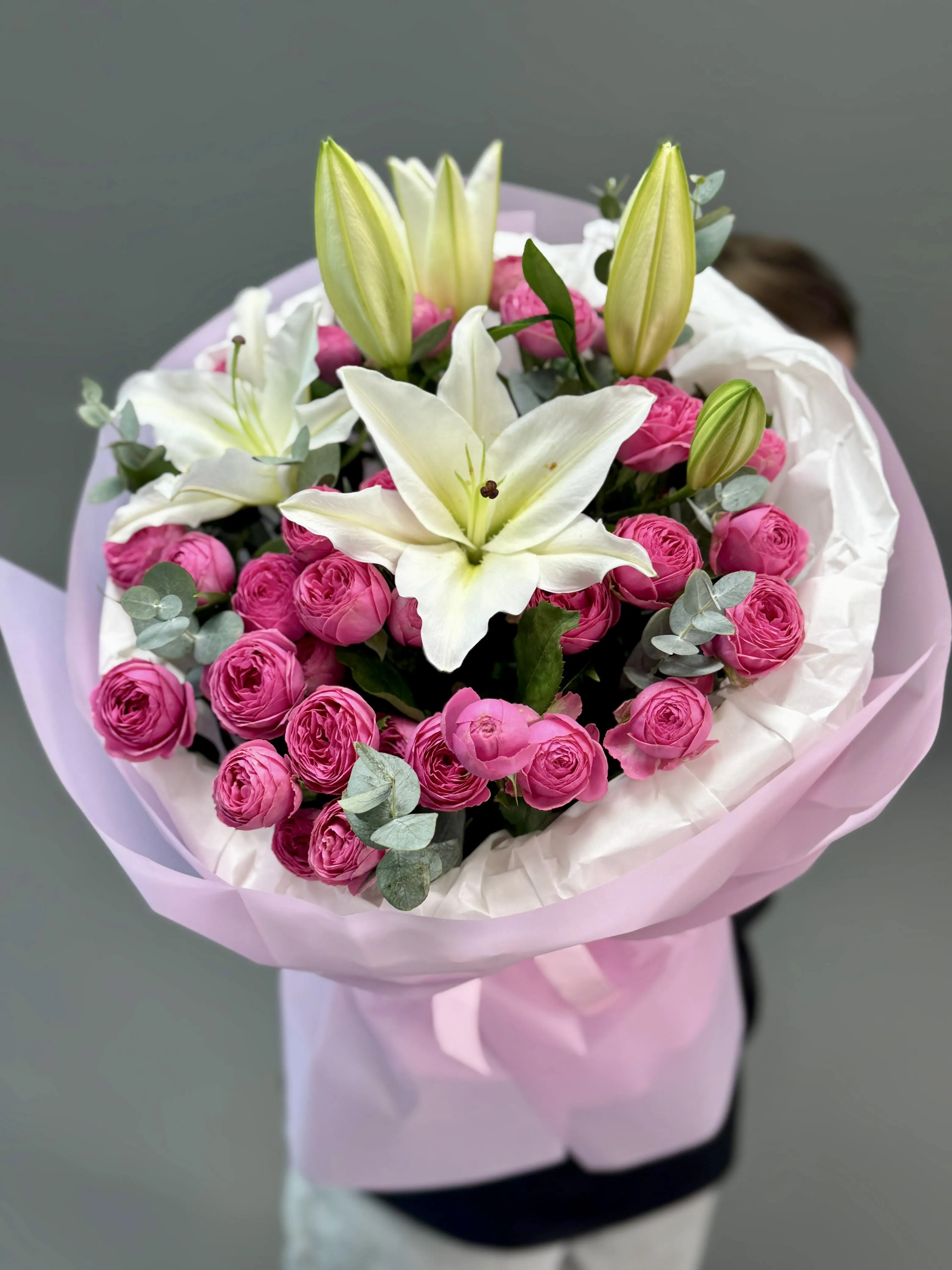 Ağ və Çəhrayı Zəriflik Buketi