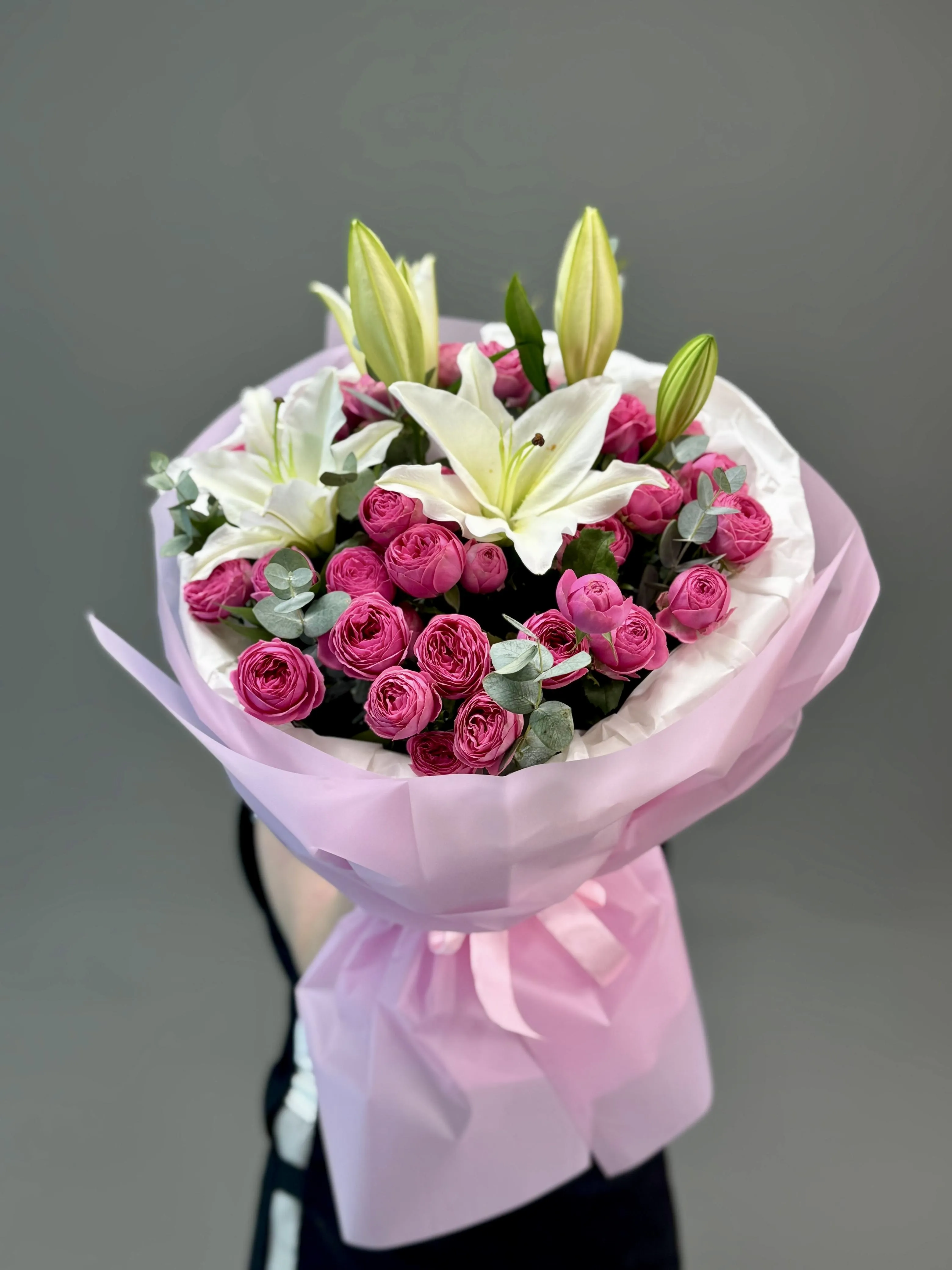 Ağ və Çəhrayı Zəriflik Buketi