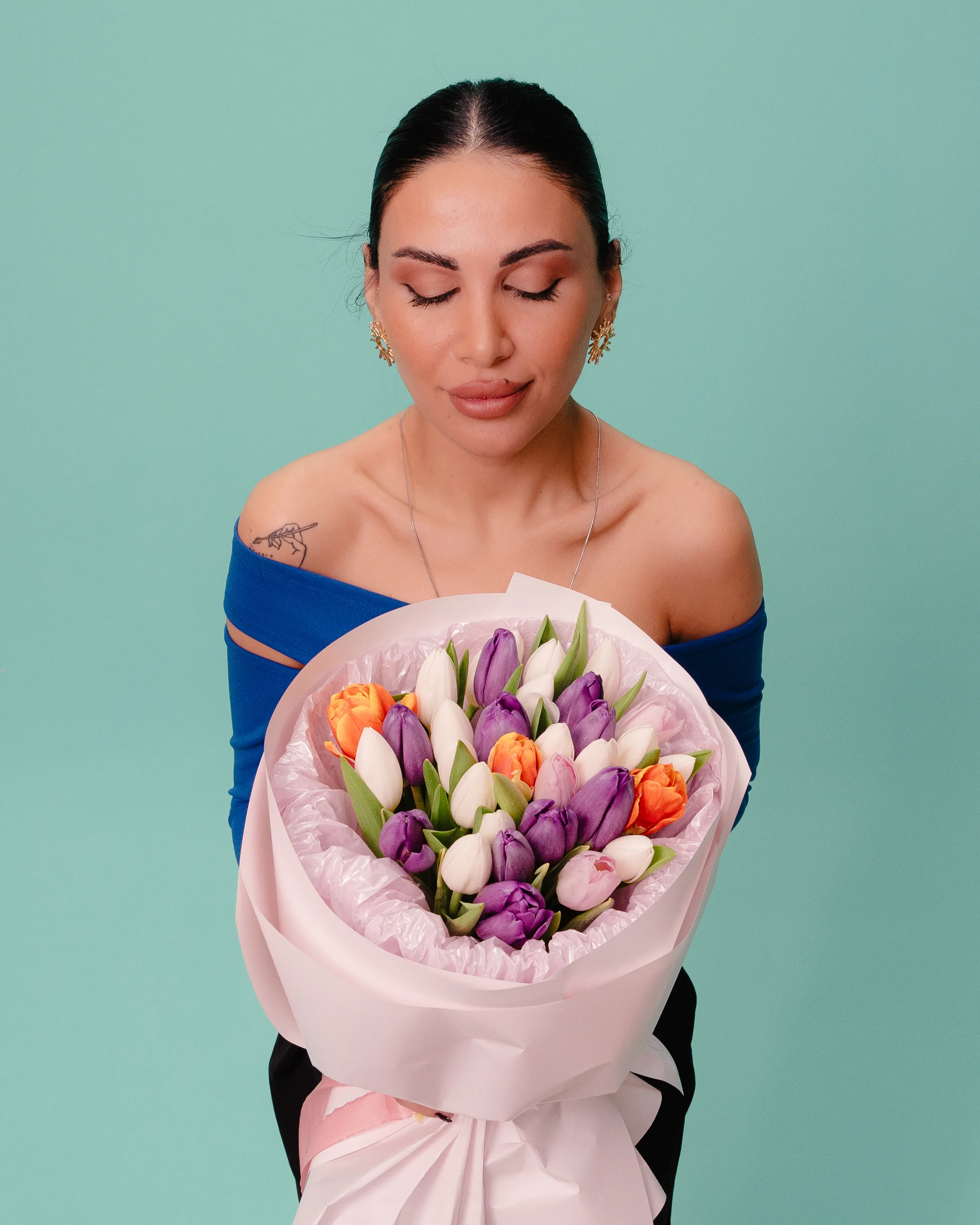 Tulpanların rəng harmoniyası