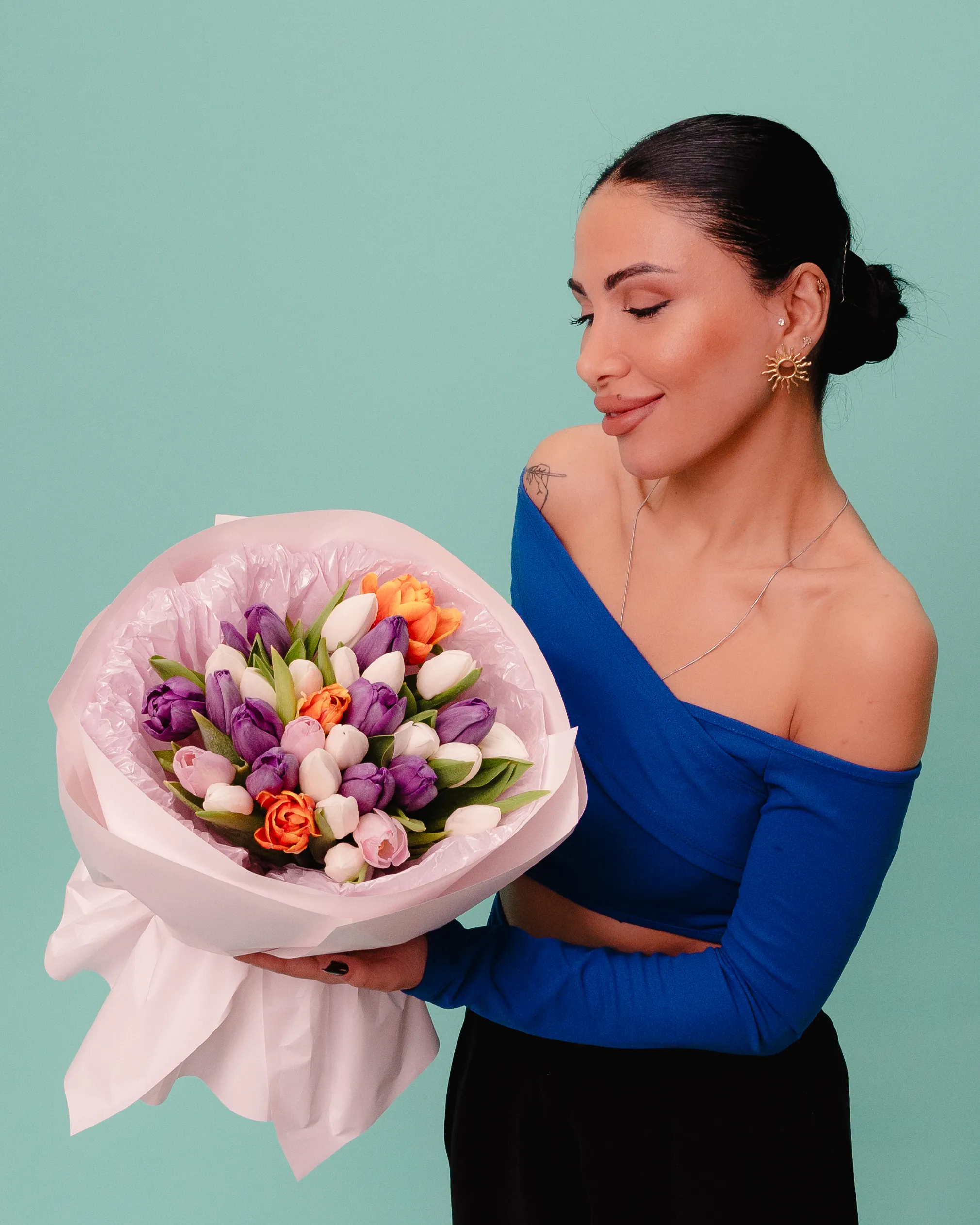 Tulpanların rəng harmoniyası