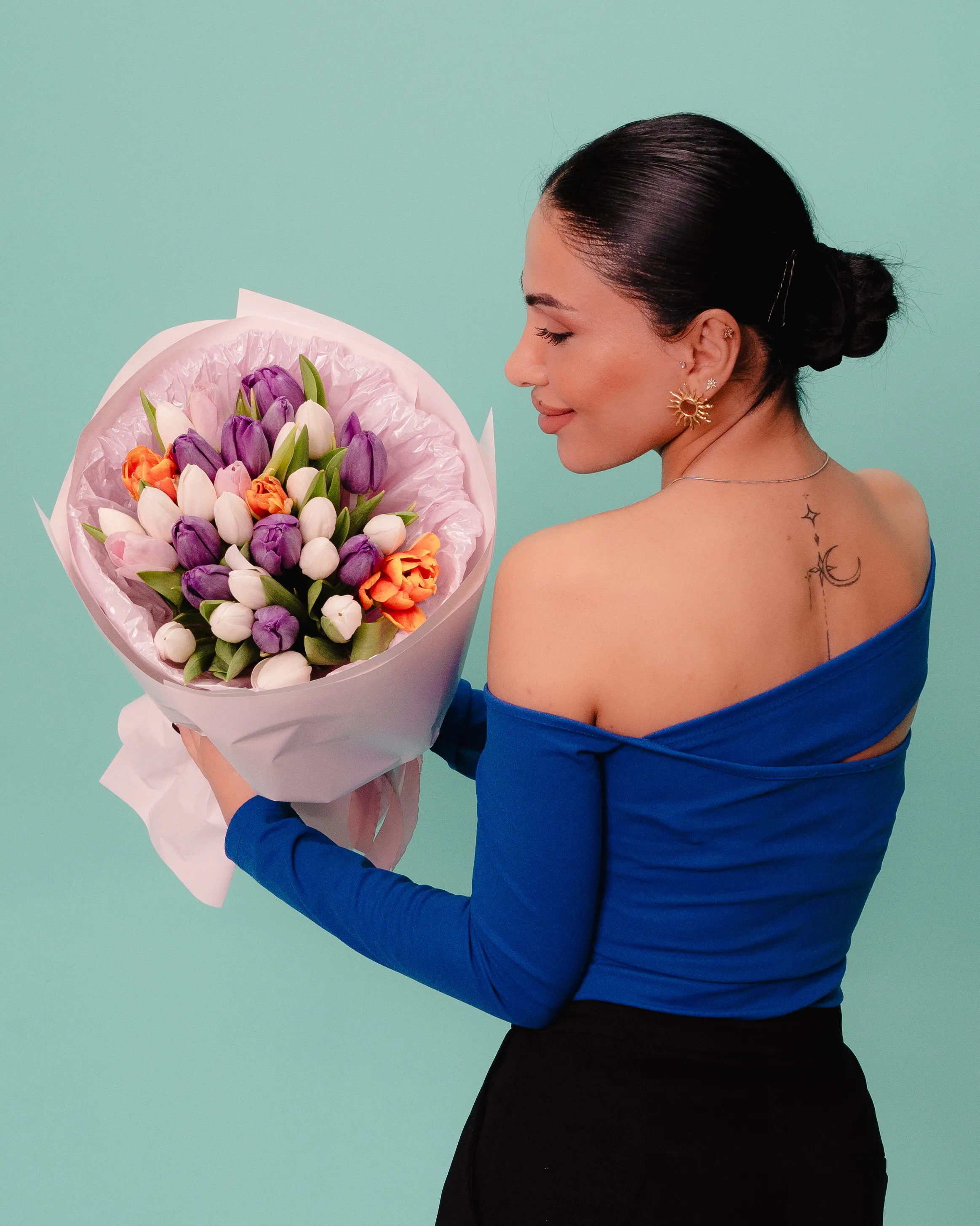 Tulpanların rəng harmoniyası