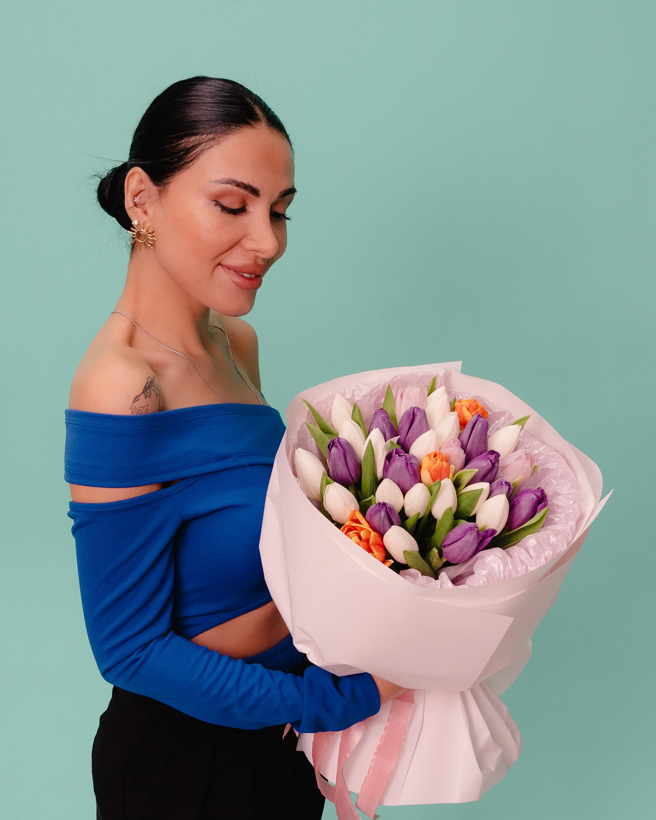 Tulpanların rəng harmoniyası