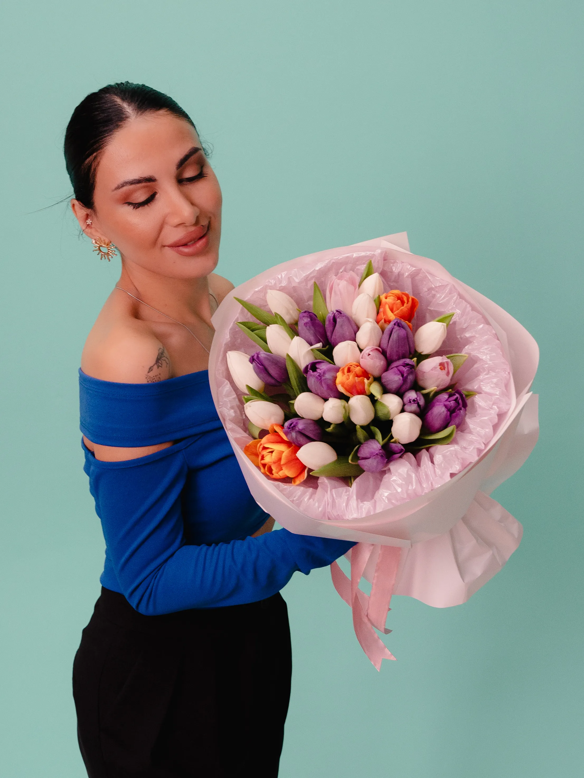 Tulpanların rəng harmoniyası